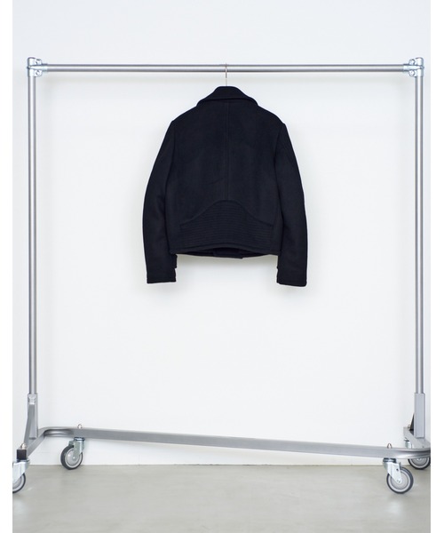 NVRFRGT(ネヴァーフォーゲット)の「SHORT PEA COAT(ピーコート・メンズ・ブラック/グレー・2)」の10枚目の写真