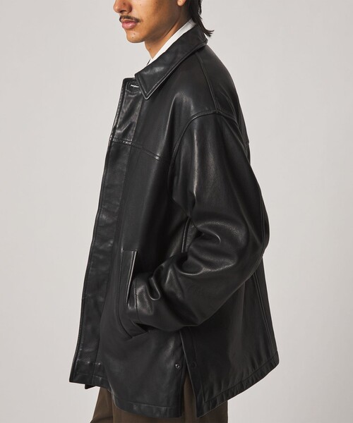 Steven Alan(スティーブンアラン)の「<Steven Alan> シープレザー カーコート II(その他アウター・メンズ・ブラック・L/M/S)」の16枚目の写真