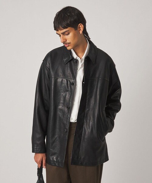 Steven Alan(スティーブンアラン)の「<Steven Alan> シープレザー カーコート II(その他アウター・メンズ・ブラック・L/M/S)」の18枚目の写真