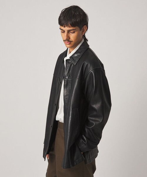 Steven Alan(スティーブンアラン)の「<Steven Alan> シープレザー カーコート II(その他アウター・メンズ・ブラック・L/M/S)」の19枚目の写真