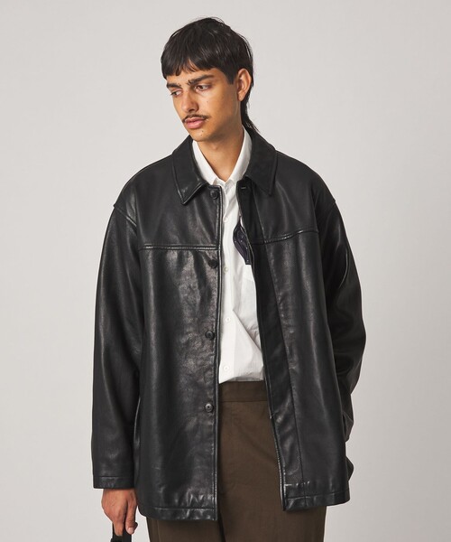 Steven Alan(スティーブンアラン)の「<Steven Alan> シープレザー カーコート II(その他アウター・メンズ・ブラック・L/M/S)」の20枚目の写真