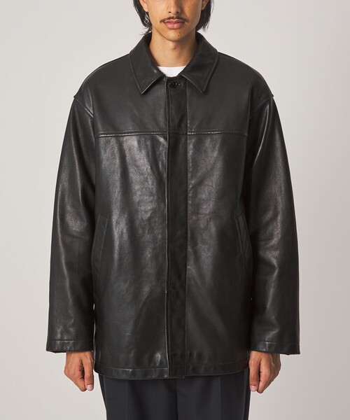Steven Alan(スティーブンアラン)の「<Steven Alan> シープレザー カーコート II(その他アウター・メンズ・ブラック・L/M/S)」の21枚目の写真