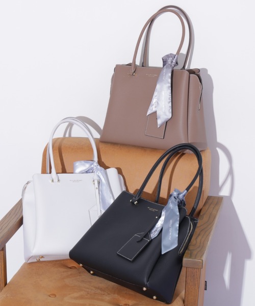 JILL by JILL STUART(ジルバイジルスチュアート)の「スカーフ付きトートバッグ(トートバッグ・レディース・グレー/ブラック/モカ・FREE)」の19枚目の写真