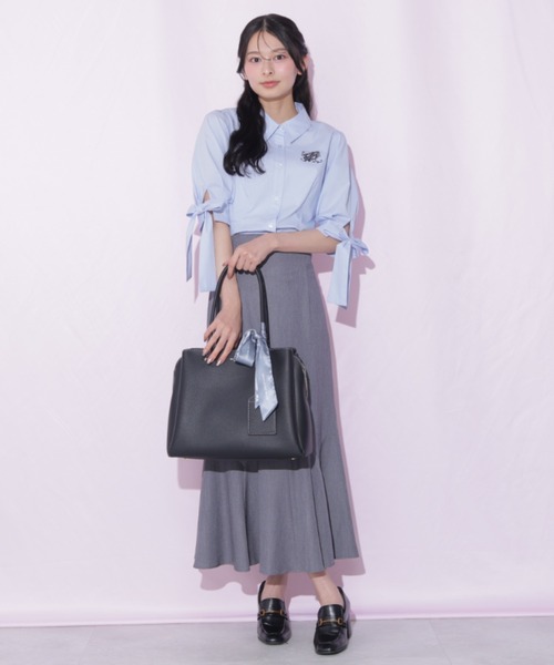 JILL by JILL STUART(ジルバイジルスチュアート)の「スカーフ付きトートバッグ(トートバッグ・レディース・グレー/ブラック/モカ・FREE)」の18枚目の写真