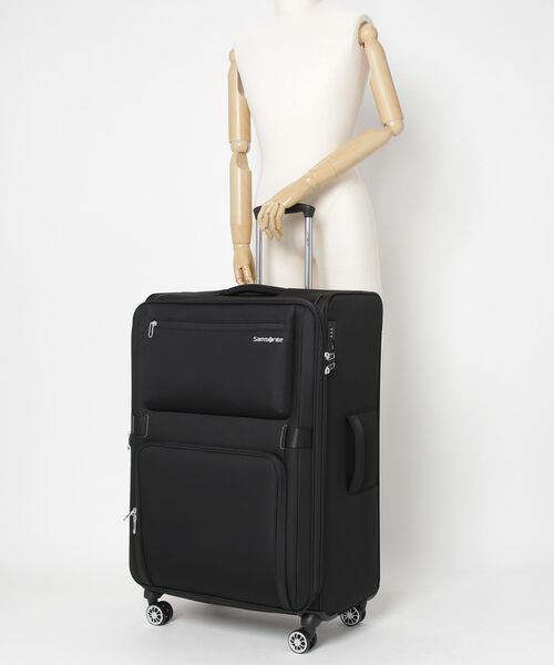 Samsonite（サムソナイト）の「サムソナイト MOMENTUS スピナー77 エキスパンダブル ブラック（スーツケース/キャリーバッグ・メンズ・ブラック・L）」の2枚目の写真