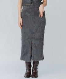 SENEE | feather knit long skirt(フェザーニットロングスカート)(スカート)
