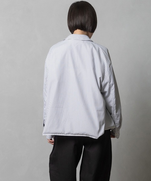 MARECHAL TERRE(マルシャルテル)の「3way コンビネーションシャツ(シャツ/ブラウス・レディース・チェック/ネイビー/ネイビー系/オフホワイト・MEDIUM)」の17枚目の写真