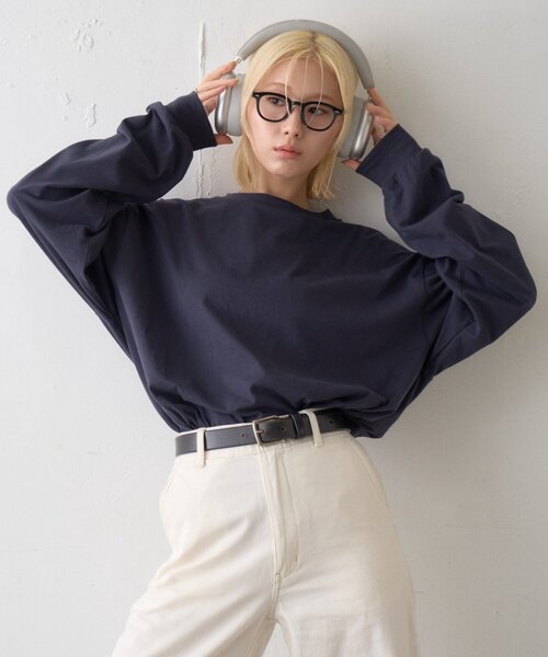 CIAOPANIC TYPY（チャオパニックティピー）の「アフリカンオーガニックコットンロンTee（Tシャツ/カットソー・メンズ・グレー/ネイビー/ブラック/グリーン/ホワイト/ブラウン・LARGE/MEDIUM/X-LARGE）」の6枚目の写真