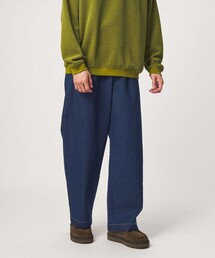 【別注/WEB限定】<3/2 WORKS>GLR ワイド デニム パンツ