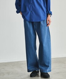 【別注/WEB限定】＜3/2 WORKS＞GLR ワイド デニム パンツ