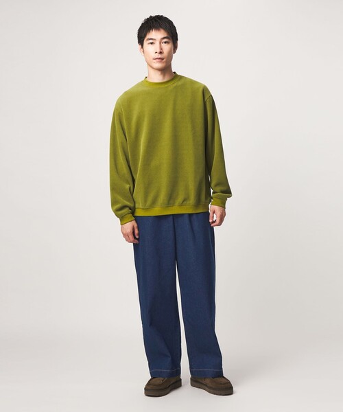 green label relaxing(グリーンレーベルリラクシング)の「【別注/WEB限定】<3/2 WORKS>GLR ワイド デニム パンツ(デニムパンツ・メンズ・コバルトブルー/ネイビー・S/M/L/XL)」の5枚目の写真