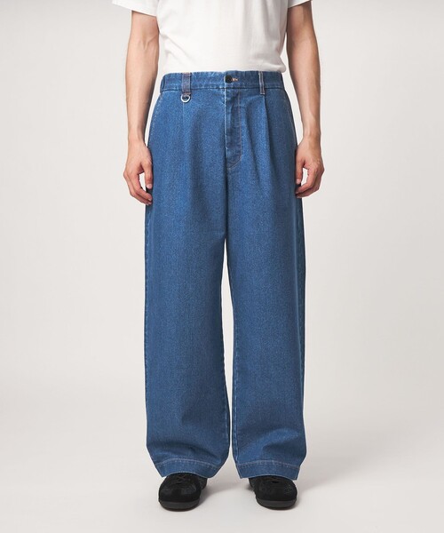 green label relaxing(グリーンレーベルリラクシング)の「【別注/WEB限定】<3/2 WORKS>GLR ワイド デニム パンツ(デニムパンツ・メンズ・コバルトブルー/ネイビー・S/M/L/XL)」の8枚目の写真