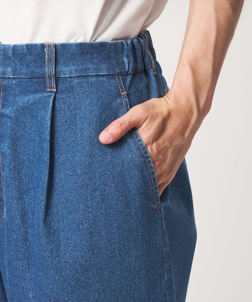 green label relaxing(グリーンレーベルリラクシング)の「【別注/WEB限定】<3/2 WORKS>GLR ワイド デニム パンツ(デニムパンツ・メンズ・コバルトブルー/ネイビー・S/M/L/XL)」の13枚目の写真