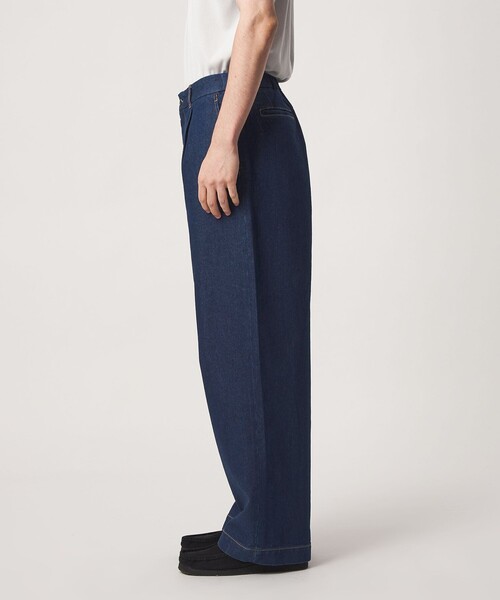 green label relaxing(グリーンレーベルリラクシング)の「【別注/WEB限定】<3/2 WORKS>GLR ワイド デニム パンツ(デニムパンツ・メンズ・コバルトブルー/ネイビー・S/M/L/XL)」の16枚目の写真