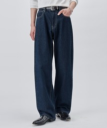 Vintage wash straight denim / ヴィンテージウォッシュストレートデニム