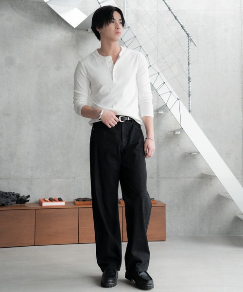 SINSS(シンス)の「Vintage wash straight denim / ヴィンテージウォッシュストレートデニム(デニムパンツ・メンズ・インディゴブルー/ブラック/ブルー・X-SMALL/SMALL/MEDIUM/LARGE)」の22枚目の写真