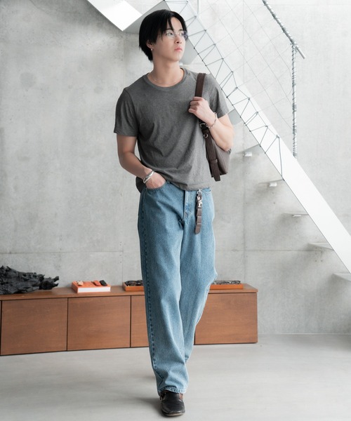 SINSS(シンス)の「Vintage wash straight denim / ヴィンテージウォッシュストレートデニム(デニムパンツ・メンズ・インディゴブルー/ブラック/ブルー・X-SMALL/SMALL/MEDIUM/LARGE)」の21枚目の写真