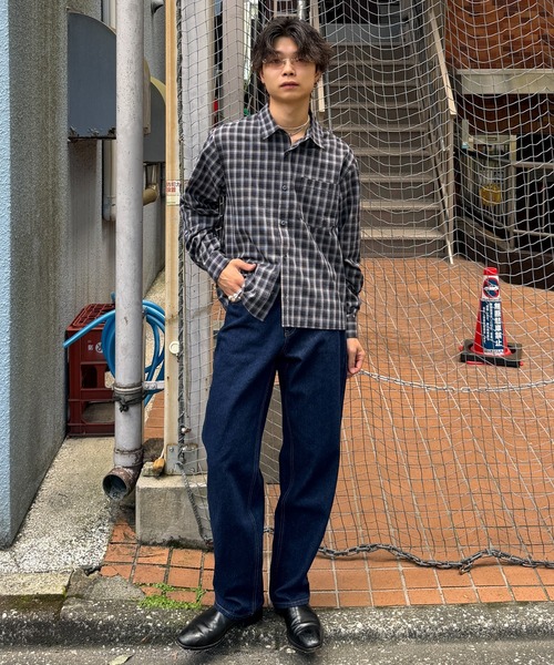 SINSS(シンス)の「Vintage wash straight denim / ヴィンテージウォッシュストレートデニム(デニムパンツ・メンズ・インディゴブルー/ブラック/ブルー・X-SMALL/SMALL/MEDIUM/LARGE)」の4枚目の写真