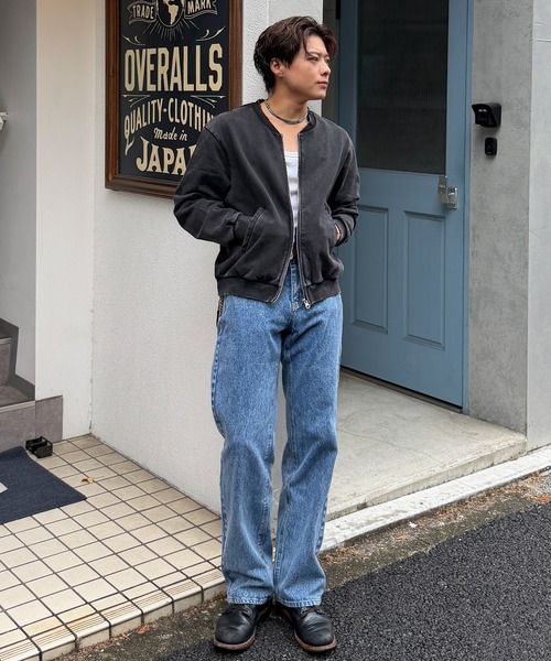SINSS(シンス)の「Vintage wash straight denim / ヴィンテージウォッシュストレートデニム(デニムパンツ・メンズ・インディゴブルー/ブラック/ブルー・X-SMALL/SMALL/MEDIUM/LARGE)」の9枚目の写真