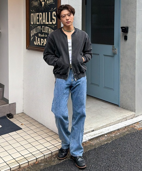 SINSS(シンス)の「Vintage wash straight denim / ヴィンテージウォッシュストレートデニム(デニムパンツ・メンズ・インディゴブルー/ブラック/ブルー・X-SMALL/SMALL/MEDIUM/LARGE)」の10枚目の写真