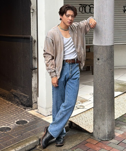 SINSS(シンス)の「Vintage wash straight denim / ヴィンテージウォッシュストレートデニム(デニムパンツ・メンズ・インディゴブルー/ブラック/ブルー・X-SMALL/SMALL/MEDIUM/LARGE)」の12枚目の写真