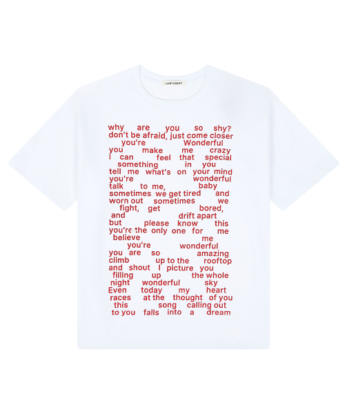 LARTIGENT(ラーティゼン)の「L26 WONDERFUL T-SHIRT(WHITE)(Tシャツ/カットソー・レディース・その他・FREE)」の2枚目の写真