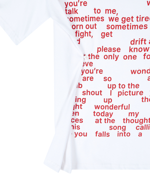 LARTIGENT(ラーティゼン)の「L26 WONDERFUL T-SHIRT(WHITE)(Tシャツ/カットソー・レディース・その他・FREE)」の3枚目の写真