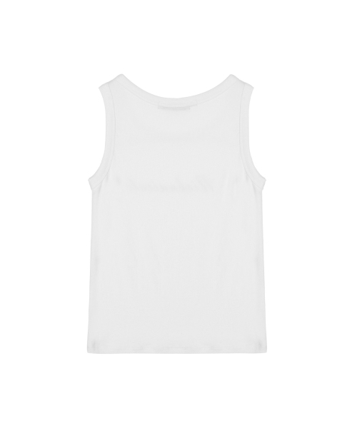 NICK&NICOLE（ニックアンドニコール）の「LETTERING SLEEVELESS TOP_IVORY（Tシャツ/カットソー・レディース・その他・FREE）」の2枚目の写真