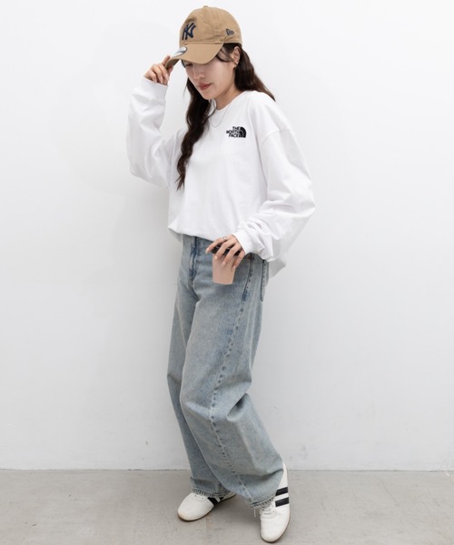 THE NORTH FACE(ザノースフェイス)の「国内未発売 THE NORTH FACE(ザ・ノースフェイス)/ワンポイント ロゴ刺繍 長袖 ロンT/ESSENTIAL L/S R/TEE(Tシャツ/カットソー・レディース・ホワイト系その他/ブラック系その他・M/XL/L)」の10枚目の写真