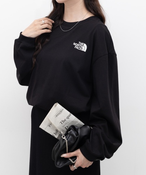 THE NORTH FACE(ザノースフェイス)の「国内未発売 THE NORTH FACE(ザ・ノースフェイス)/ワンポイント ロゴ刺繍 長袖 ロンT/ESSENTIAL L/S R/TEE(Tシャツ/カットソー・レディース・ホワイト系その他/ブラック系その他・M/XL/L)」の17枚目の写真