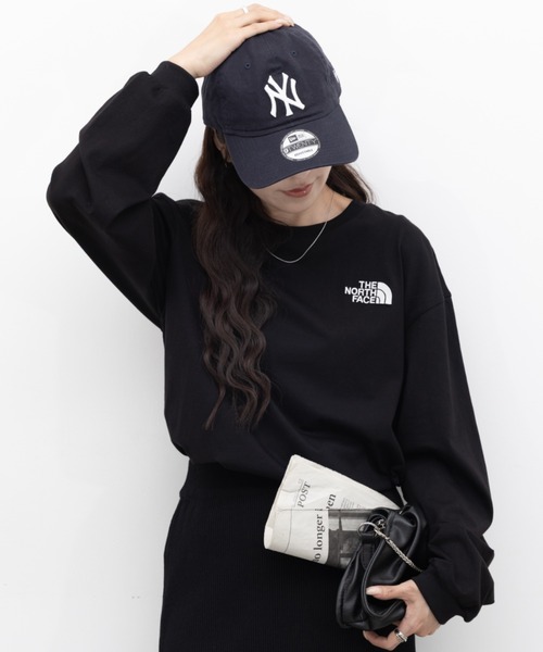 THE NORTH FACE(ザノースフェイス)の「国内未発売 THE NORTH FACE(ザ・ノースフェイス)/ワンポイント ロゴ刺繍 長袖 ロンT/ESSENTIAL L/S R/TEE(Tシャツ/カットソー・レディース・ホワイト系その他/ブラック系その他・M/XL/L)」の22枚目の写真