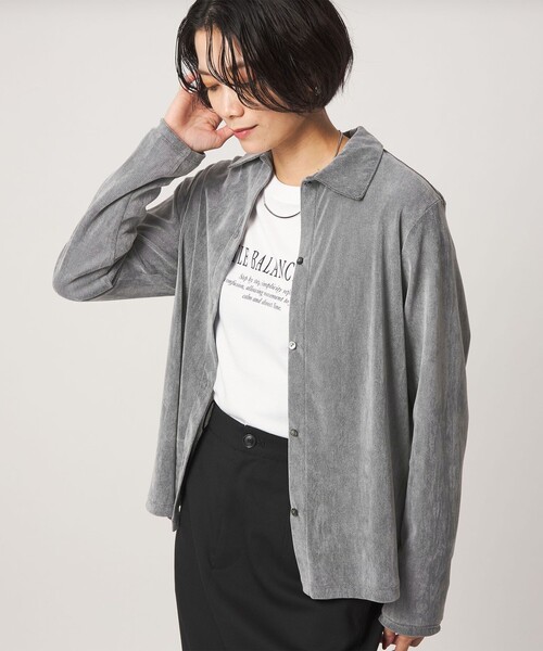 green label relaxing(グリーンレーベルリラクシング)の「シアーフロッキー カーディガン(カーディガン/ボレロ・レディース・ライム/グレー系/ブラック/ダークブラウン・FREE)」の22枚目の写真