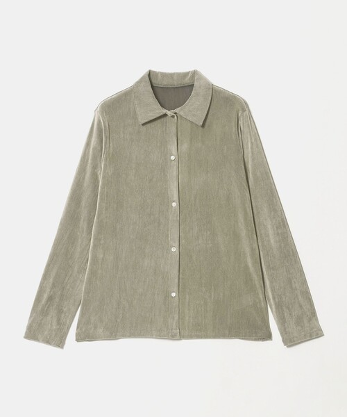 green label relaxing(グリーンレーベルリラクシング)の「シアーフロッキー カーディガン(カーディガン/ボレロ・レディース・ライム/グレー系/ブラック/ダークブラウン・FREE)」の9枚目の写真