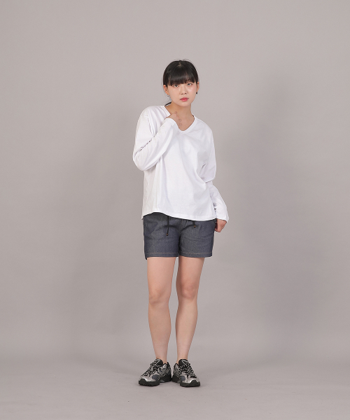 SAINTCREW(セントクルー)の「コットンバンディングショートパンツ CBS-387 ライトインディゴ(その他パンツ・レディース・その他・フリー)」の9枚目の写真