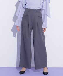 スカラップレースワイドパンツ