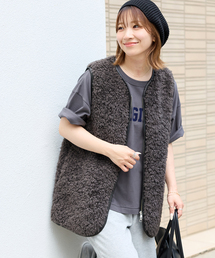 JOURNAL STANDARD relume | 《追加》シープフェイクファージップベスト(ベスト)