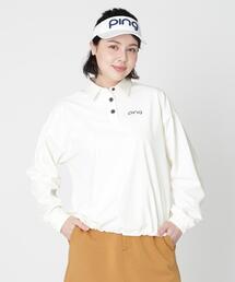 【PING APPAREL】ストレッチ布帛オーバーシャツ (LADIES)