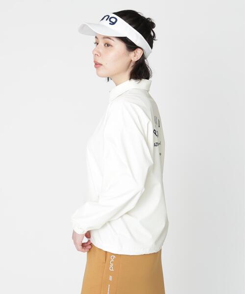 PING（ピン）の「【PING APPAREL】ストレッチ布帛オーバーシャツ (LADIES)（シャツ/ブラウス・レディース・ネイビー/ホワイト/ベージュ・L/S/LL）」の5枚目の写真