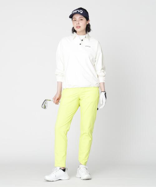 PING（ピン）の「【PING APPAREL】ストレッチ布帛オーバーシャツ (LADIES)（シャツ/ブラウス・レディース・ネイビー/ホワイト/ベージュ・L/S/LL）」の12枚目の写真
