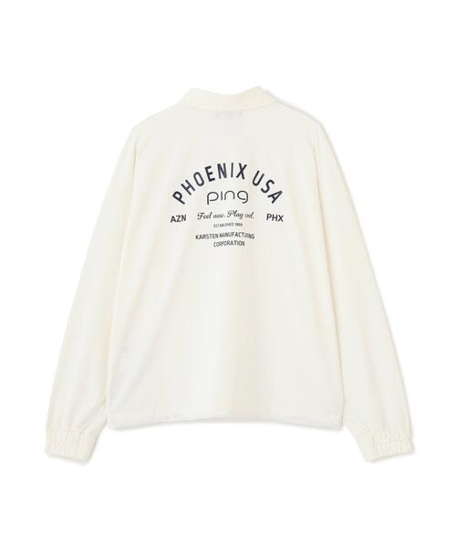 PING（ピン）の「【PING APPAREL】ストレッチ布帛オーバーシャツ (LADIES)（シャツ/ブラウス・レディース・ネイビー/ホワイト/ベージュ・L/S/LL）」の16枚目の写真