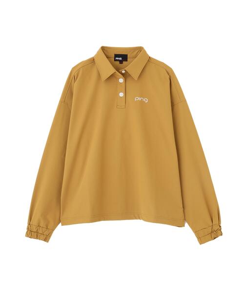 PING（ピン）の「【PING APPAREL】ストレッチ布帛オーバーシャツ (LADIES)（シャツ/ブラウス・レディース・ネイビー/ホワイト/ベージュ・L/S/LL）」の20枚目の写真