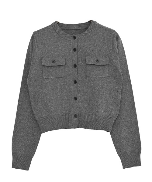DAESE TOKYO(デセトウキョウ)の「ポケットデザインカーディガン(カーディガン/ボレロ・レディース・ベビーピンク/チャコールグレー/アイボリー・FREE)」の20枚目の写真
