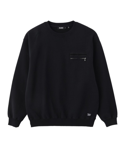 XLARGE(エクストララージ)の「ZIP POCKET CREWNECK SWEATSHIRT(スウェット・メンズ・グリーン/ブラウン/ブラック・S/XL/L/M)」の9枚目の写真