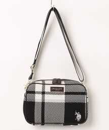 【U.S. POLO ASSN.】ユーエスポロアッスン ジャカードチェック ショルダーバッグ USPA-2743
