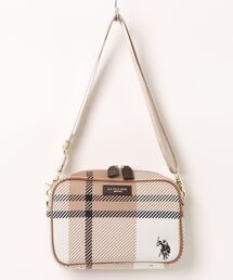 【U.S. POLO ASSN.】ユーエスポロアッスン ジャカードチェック ショルダーバッグ USPA-2743