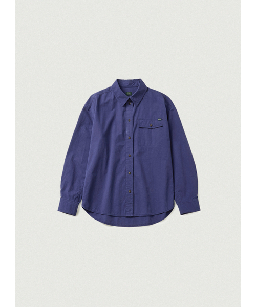 The Barnnet(ザバーネット)の「LOVEN ウォッシュドコットンシャツジャケット ヴィンテージブルー(シャツ/ブラウス・レディース・その他・SMALL/MEDIUM)」の1枚目の写真