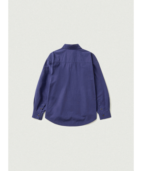 The Barnnet(ザバーネット)の「LOVEN ウォッシュドコットンシャツジャケット ヴィンテージブルー(シャツ/ブラウス・レディース・その他・SMALL/MEDIUM)」の2枚目の写真