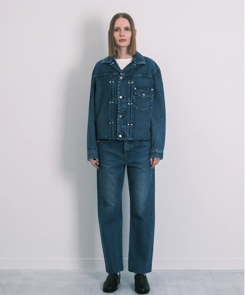 TANAKA（タナカ）の「【TANAKA】THE JEAN JACKET（ブルゾン・メンズ・インディゴブルー・M/L）」の3枚目の写真