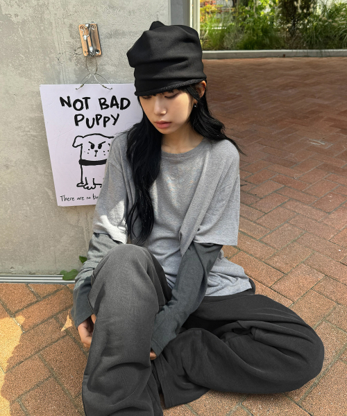 SCALLYWAG（スカリーワグ）の「ガーメントダイ スウェットパンツ[ピグメントブラック]（スウェットパンツ・レディース・その他・MEDIUM/LARGE）」の10枚目の写真