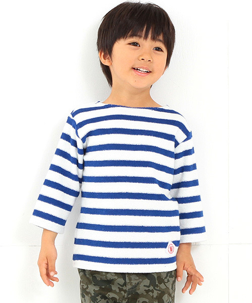 B:MING by BEAMS(ビーミングバイビームス)の「ビーミング by ビームス / 長袖パイルボーダーカットソー(Tシャツ/カットソー・キッズ・ホワイト/ネイビー/その他1・90/130/110/120/100/140)」の22枚目の写真